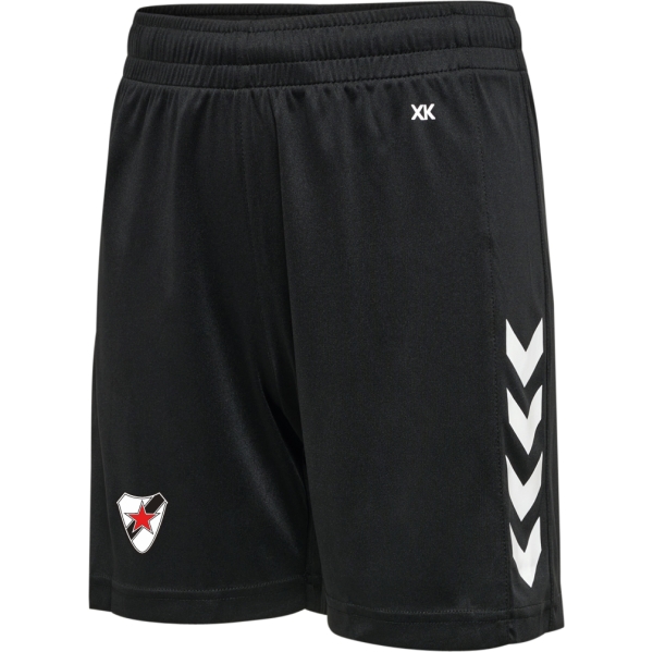 Kinder Trainingsshort RSL - Hummel Core XK Poly Shorts - Schwarz